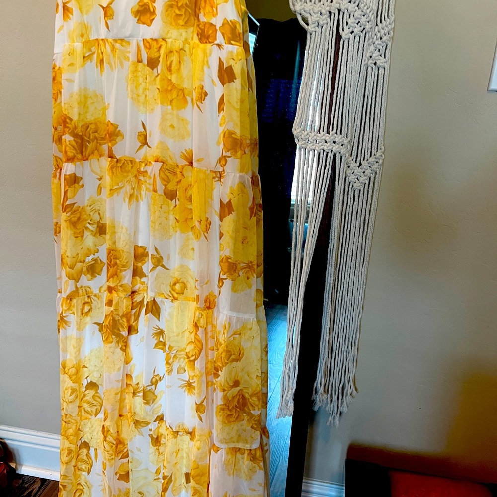 Sunflower long dress